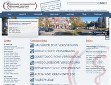 Tablet Screenshot of mvz-mv.de